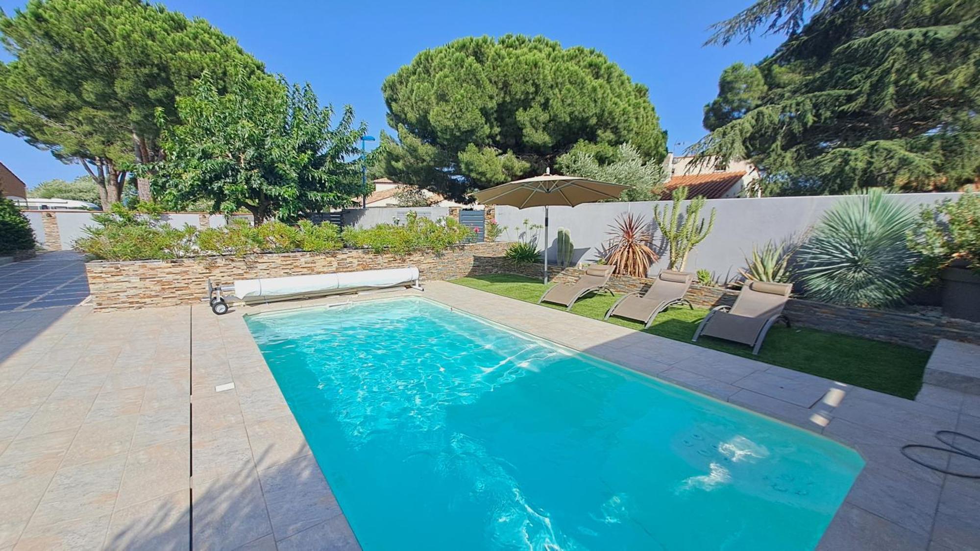 Belle Villa Avec Piscine Vue Montagne A 10 Mn De La Mer A Argeles Exterior foto